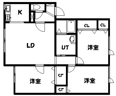 ラポール真栄の間取り