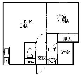 ニーナガーデンマナーの間取り
