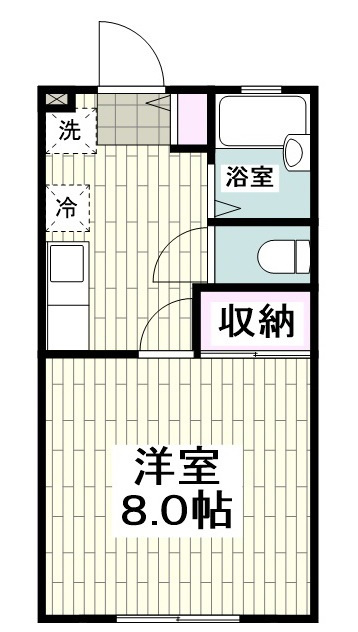 藤沢市鵠沼の賃貸マンションの間取り