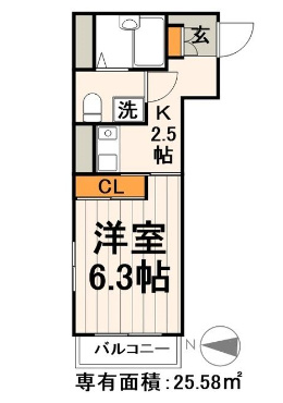 アーヴァンエクセレンスの間取り