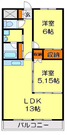 リヴェールの間取り