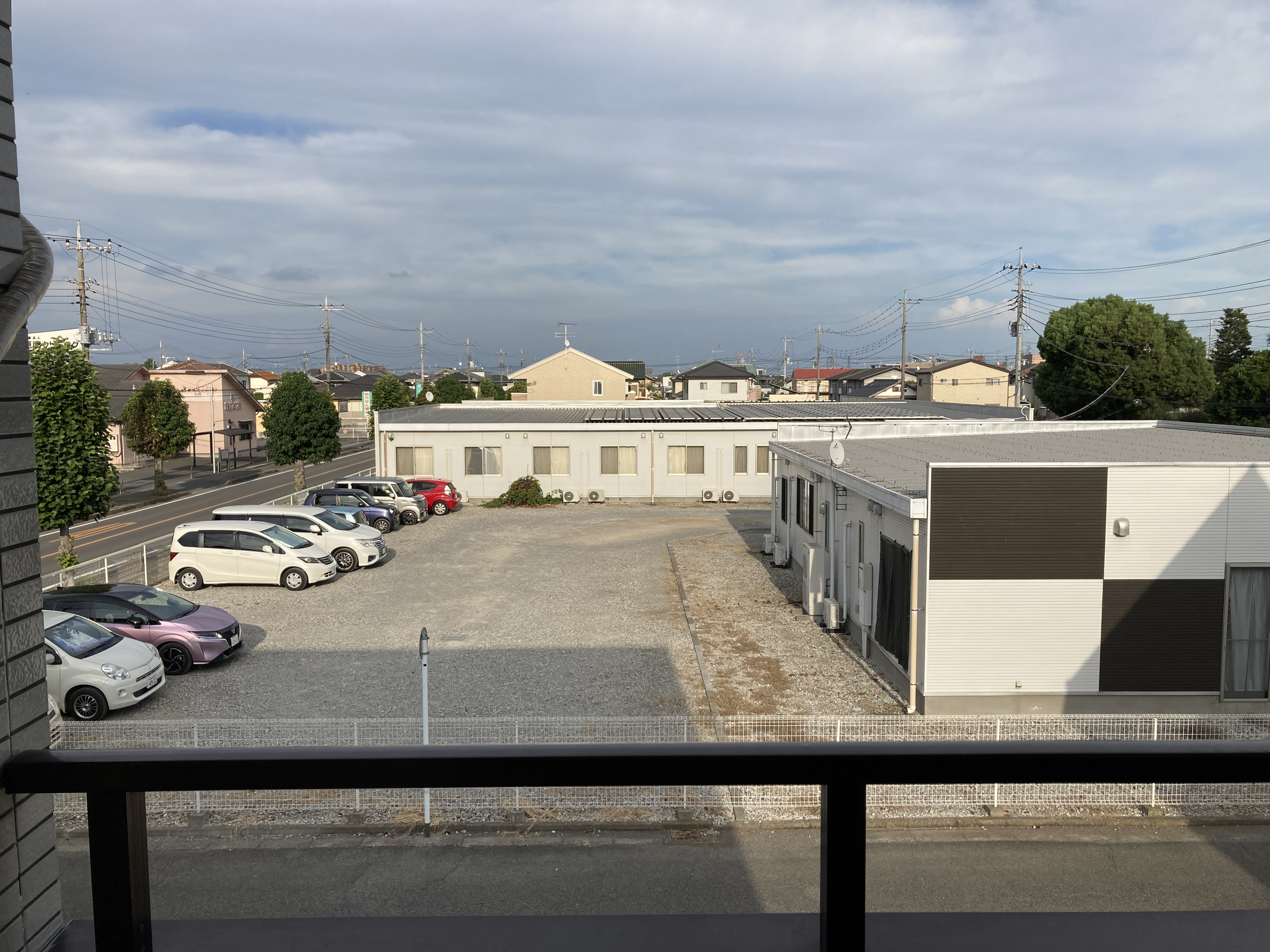 casa squareのバルコニー