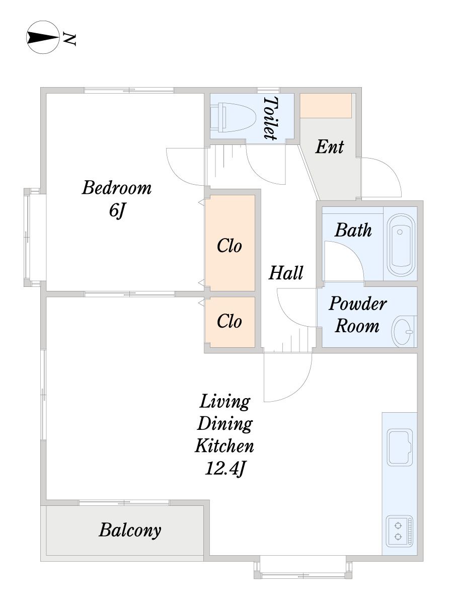 casa squareの間取り