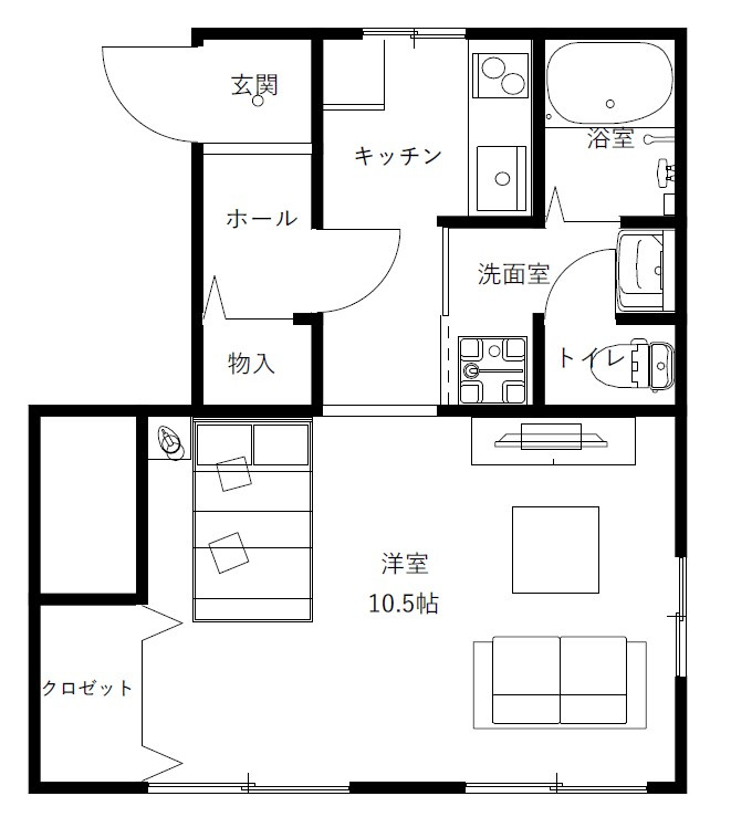 コーポロータスA棟の間取り