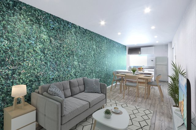 メゾンドFの居間・リビング