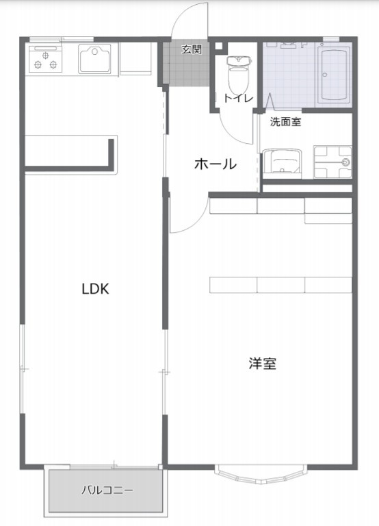 メゾンドFの間取り