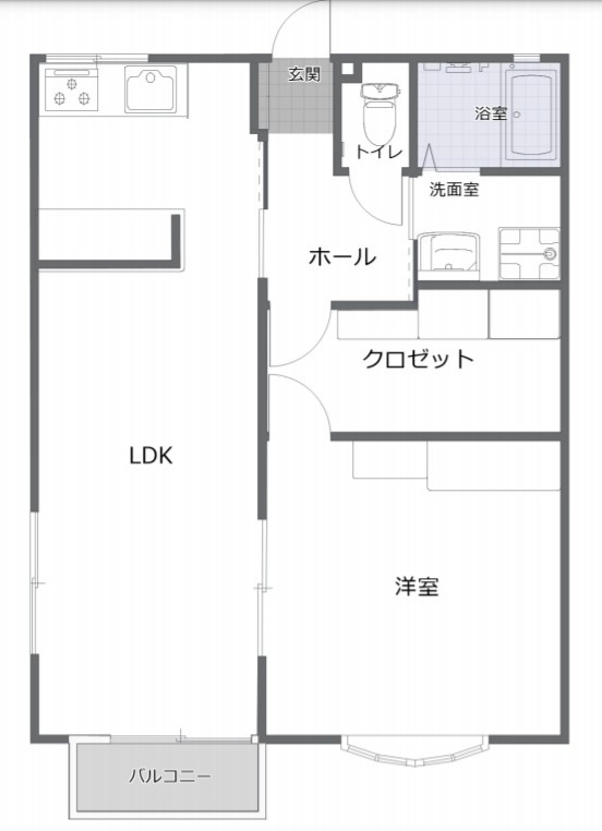 メゾンドFの間取り