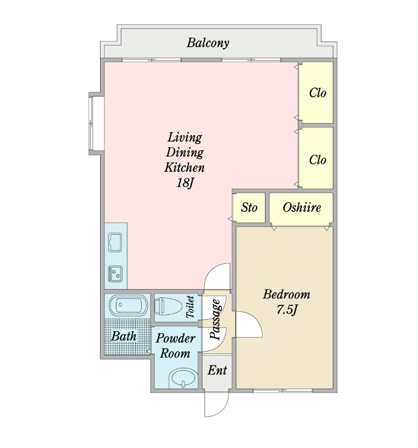 レジデンスミカサの間取り