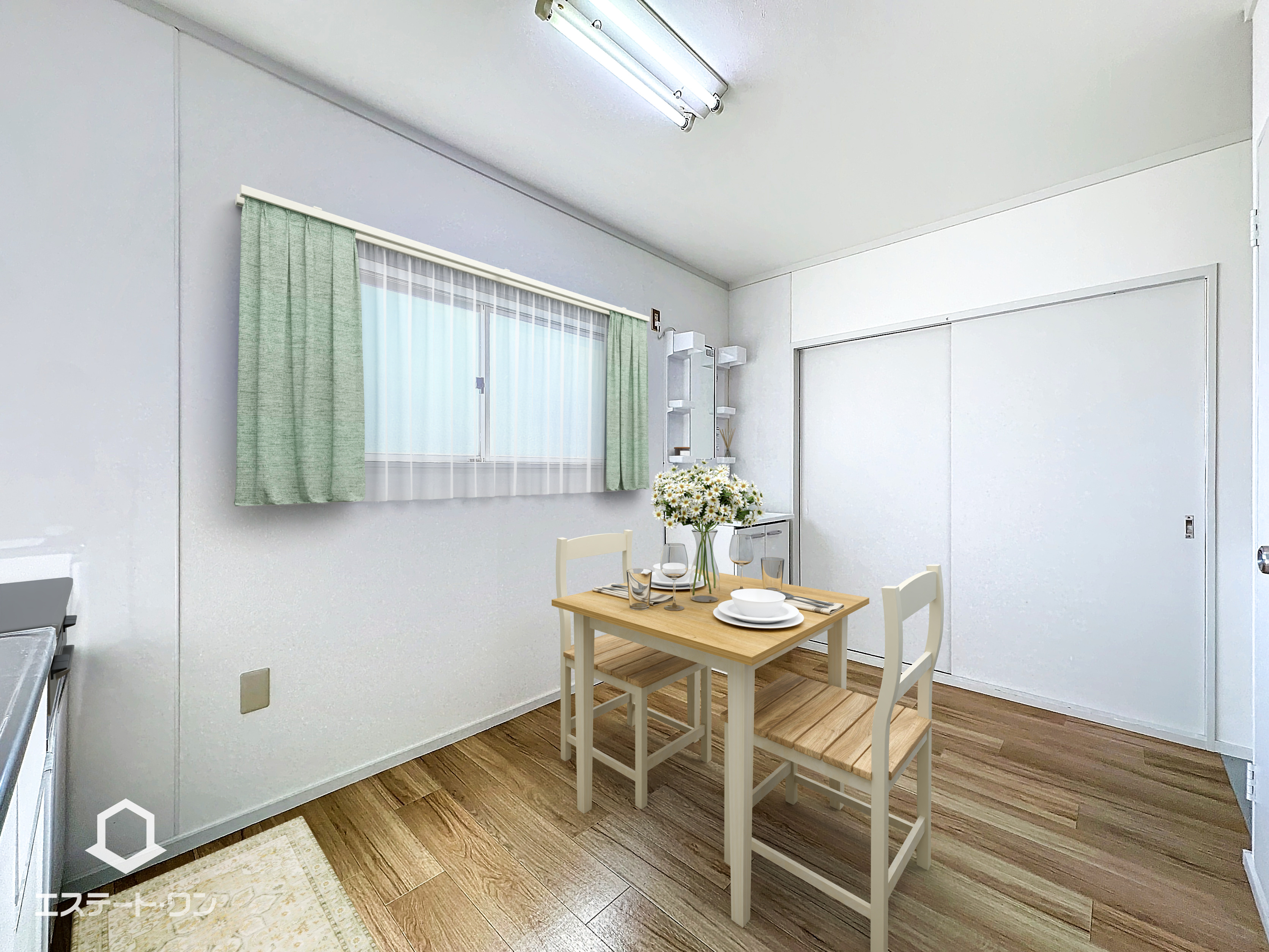 花梨ハイツの洋室