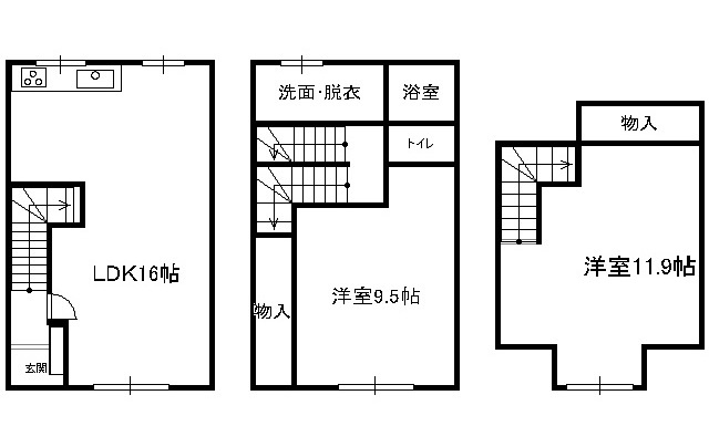 ベルデュールの間取り