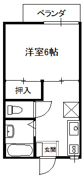 マリオンハイツⅠの間取り