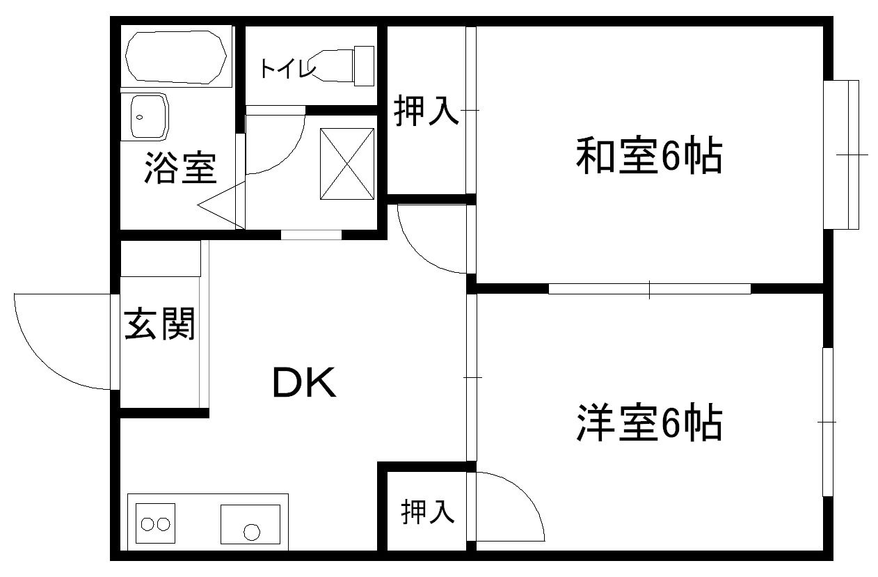 メゾンOKAZAKIの間取り