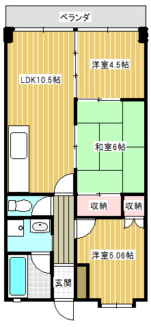 ＬａＶｉｅｒｅｓ（ラヴィエール）の間取り