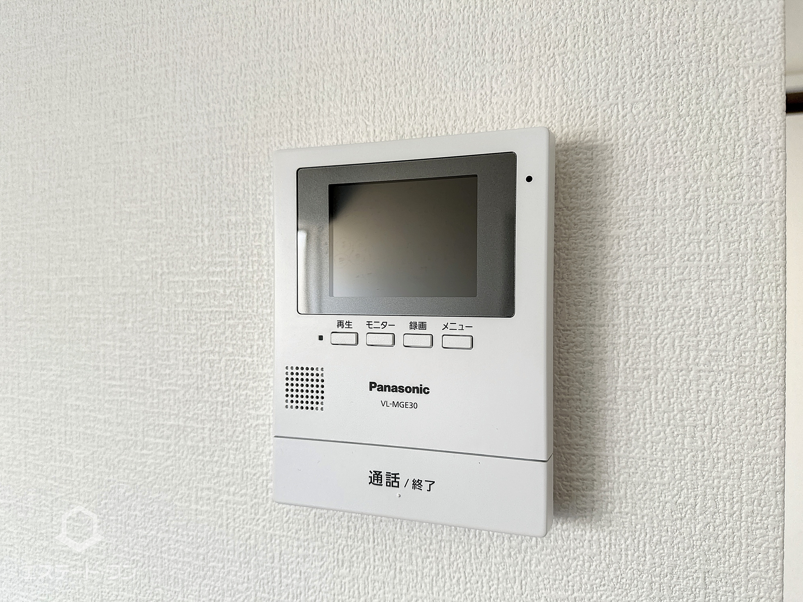 石関アパートEのセキュリティ|来客の顔が確認できるモニターホン付き♪
