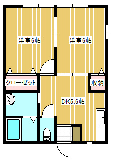 ライブリーハイムBの間取り