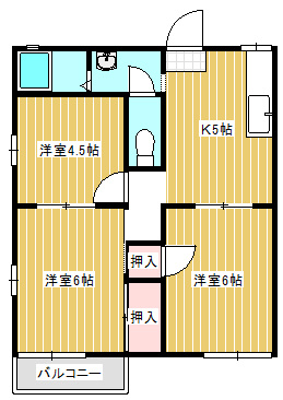 メゾンやまひこCの間取り
