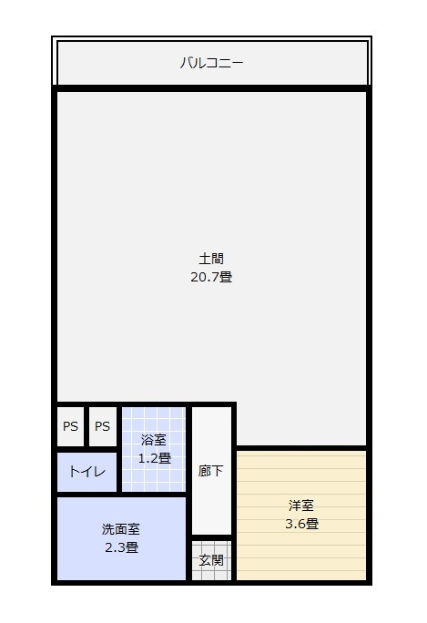 モダニスタ大正町の間取り