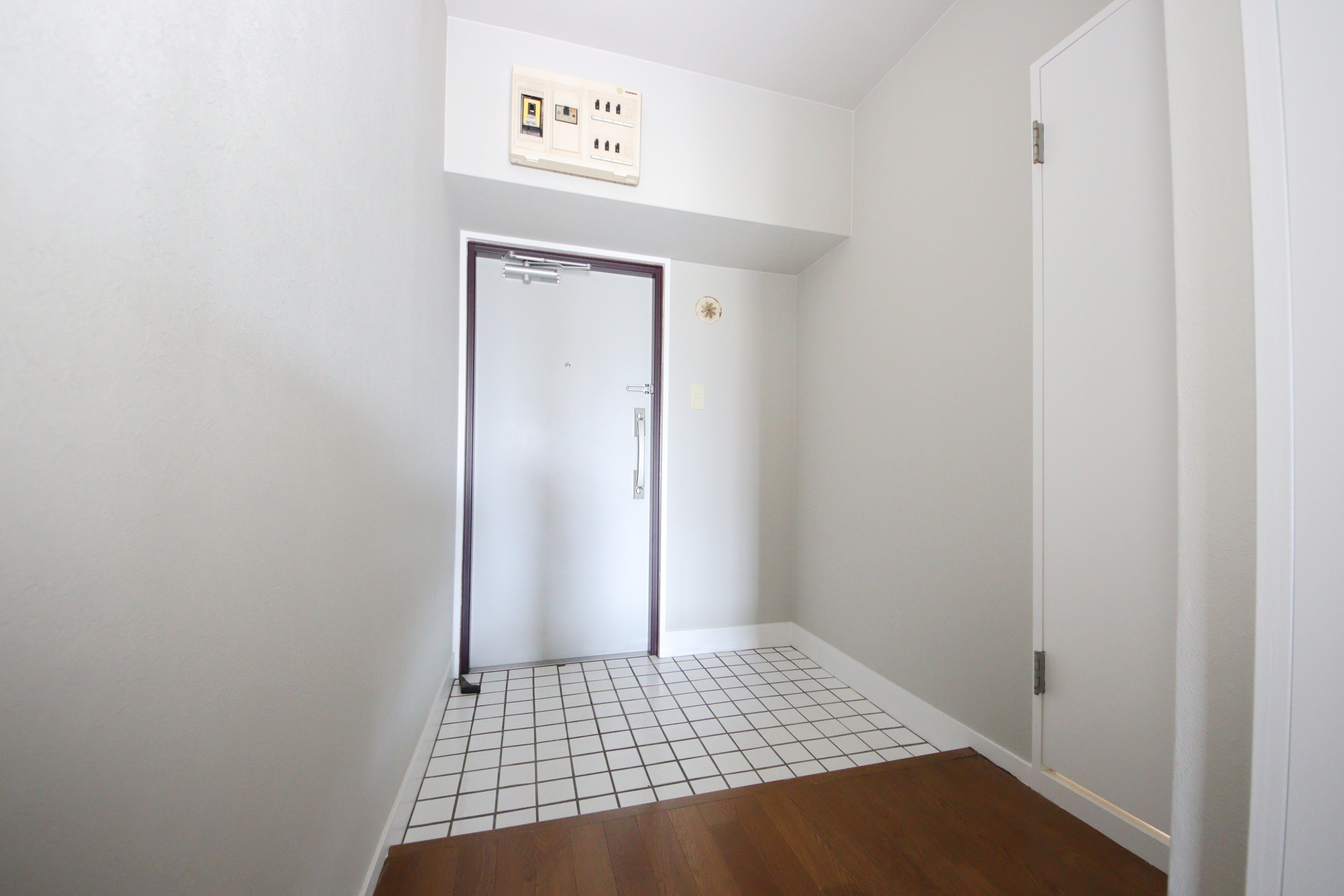 セントラルハイツ足利の玄関