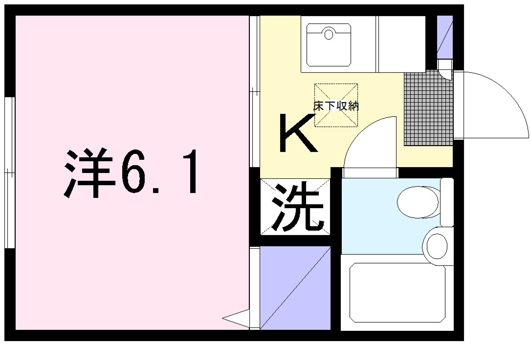 グリーンコーポ東林の間取り