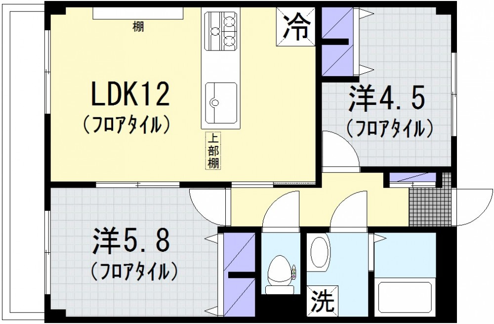 ハイムあすなろの間取り