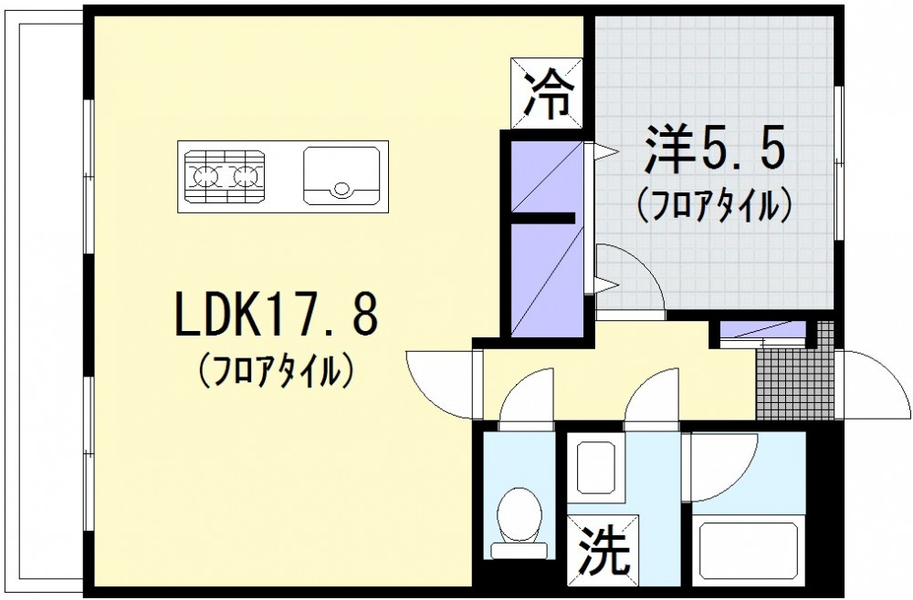 ハイムあすなろの間取り