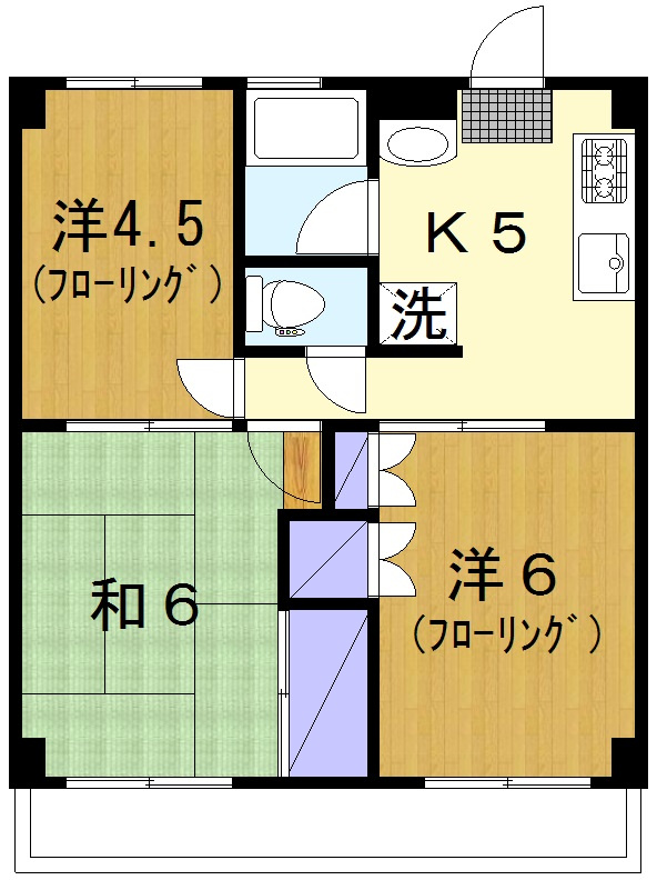 中央レジデンスの間取り