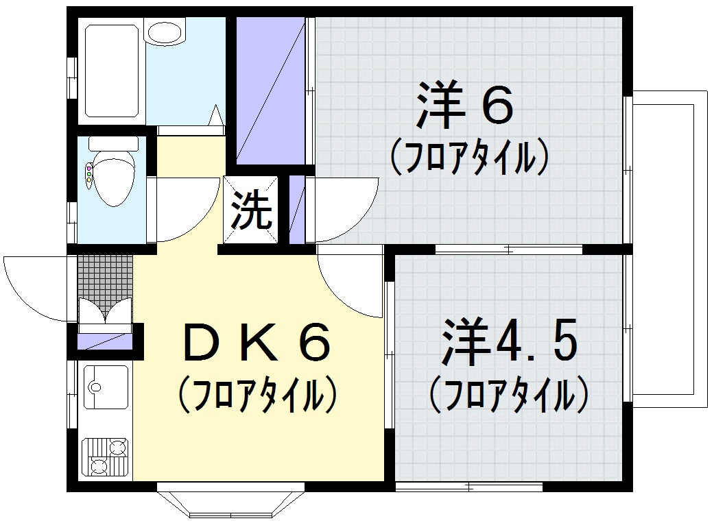 メゾン大和の間取り
