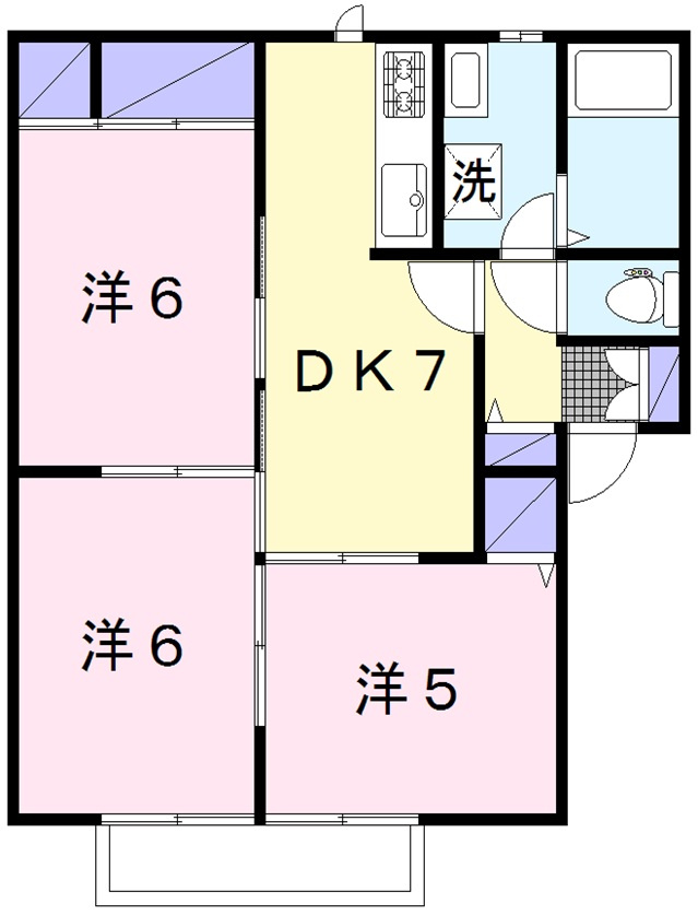 プランヴェール渋谷Ⅱの間取り