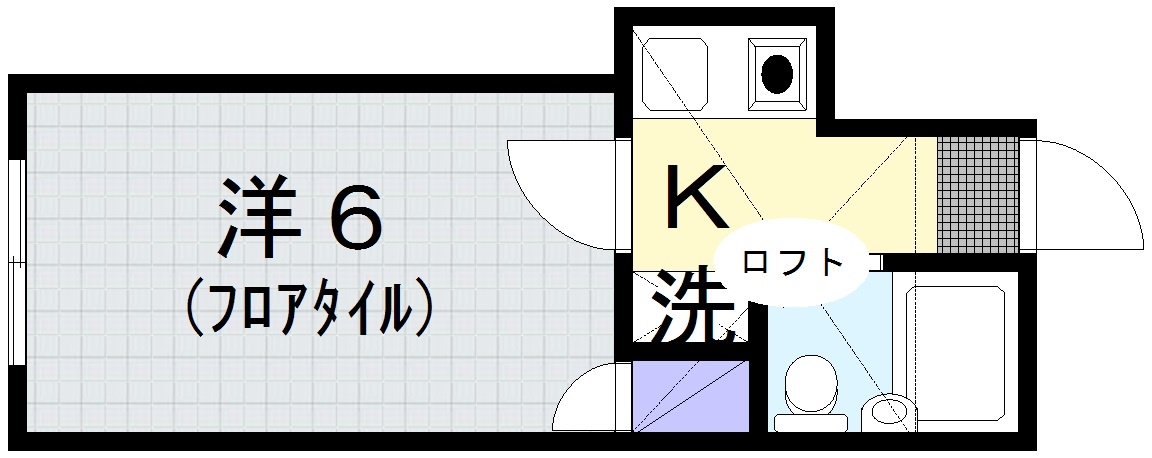レオパレスエムスの間取り