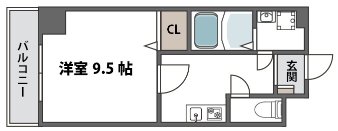 Ｃａｎａｌ天満橋の間取り