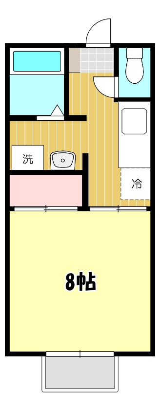 プレジール銀杏の間取り
