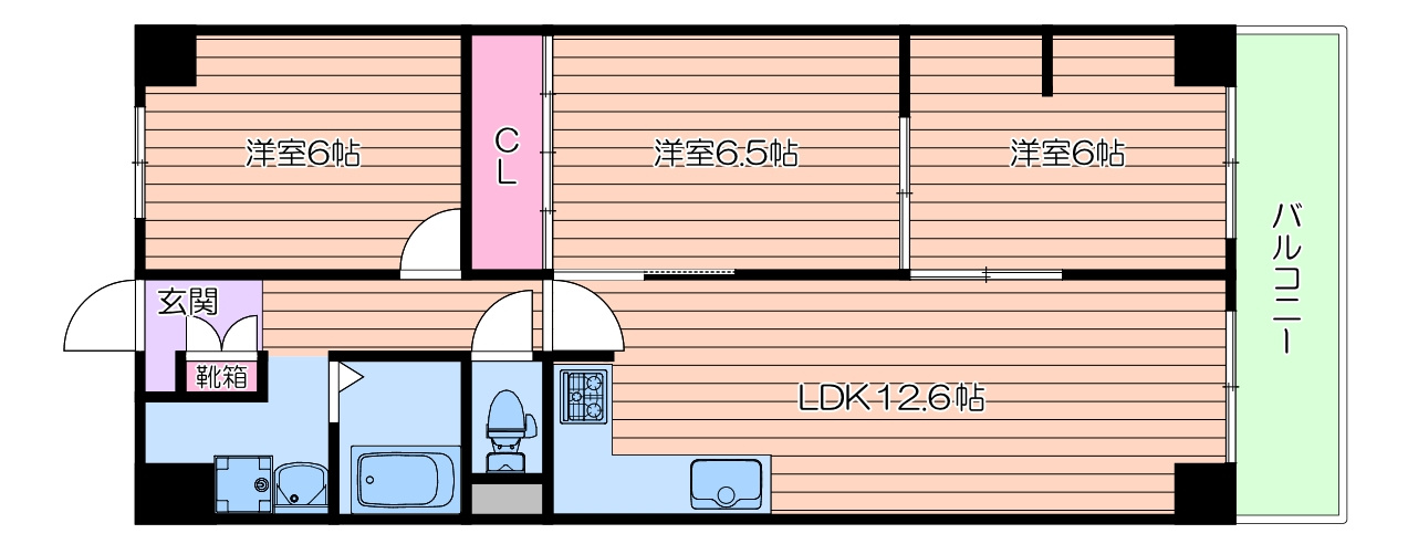 日本橋グリーンハイツの間取り