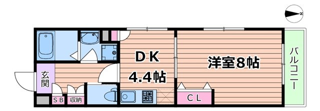 GM HILLS 加島の間取り