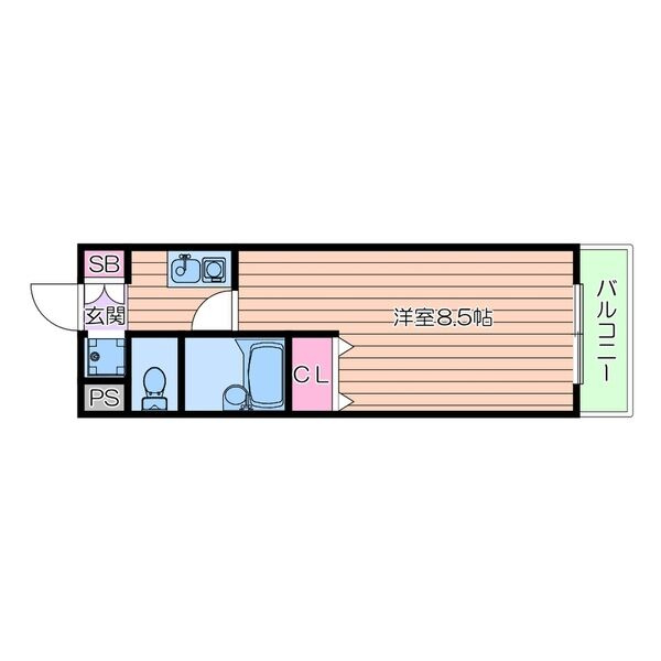 ライフハイム須賀の間取り
