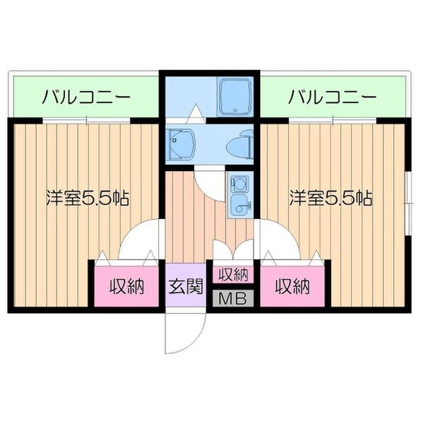 グリーンコートの間取り