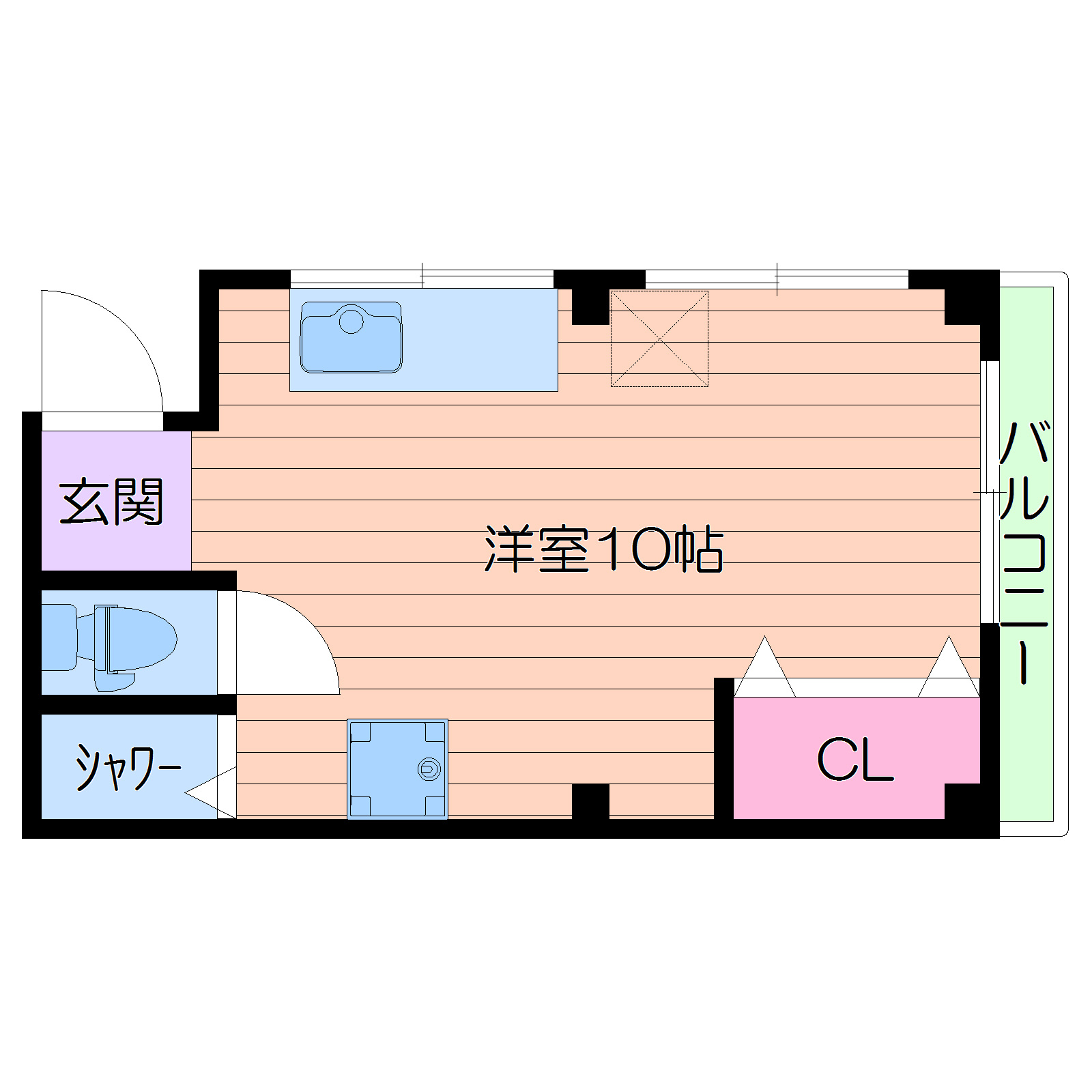 第二双葉荘の間取り