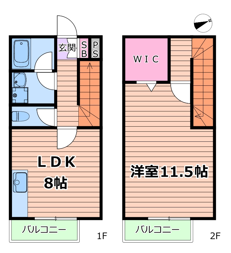 ハイムカトレアの間取り