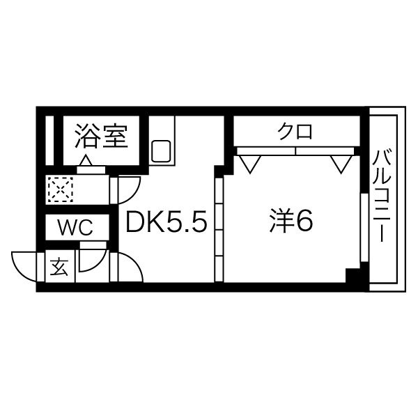 愛犬社ビルの間取り