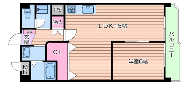 新大阪ハイツの間取り