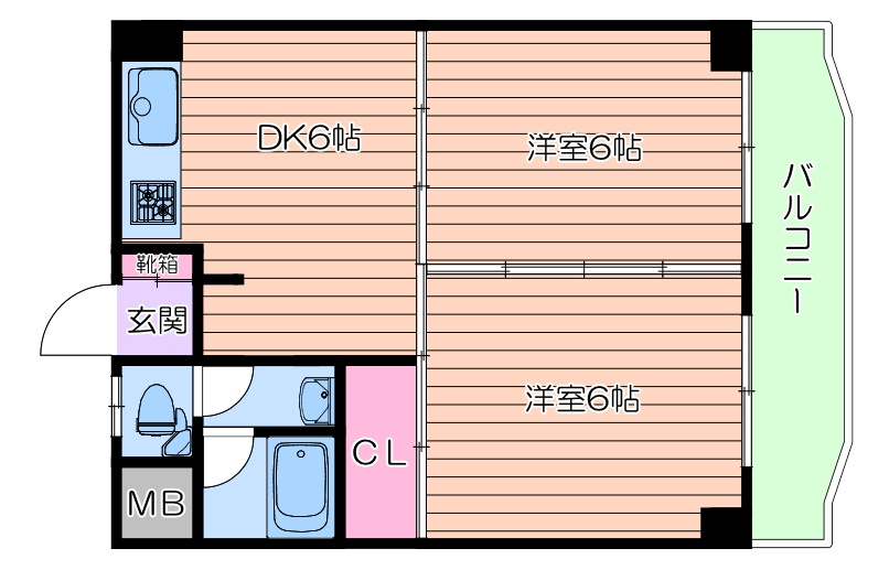マルビシマンション末広町の間取り