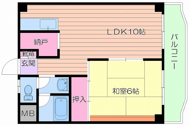 マルビシマンション末広町の間取り