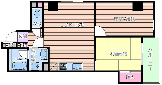 ファビュラス杉浦の間取り
