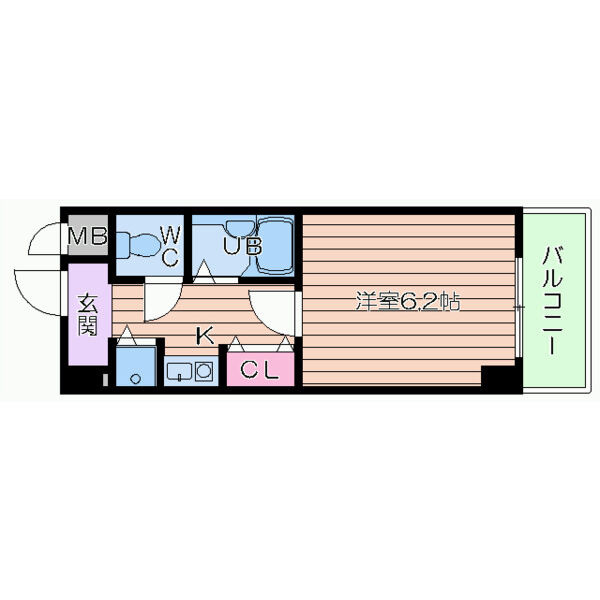 ルナ天神橋の間取り