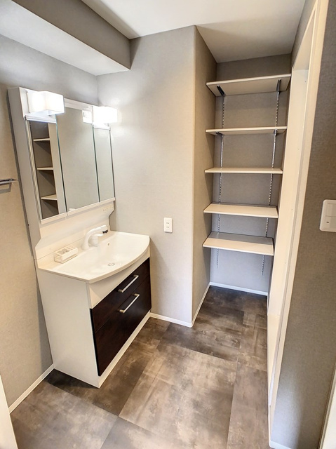 サンコートあびこの洗面所