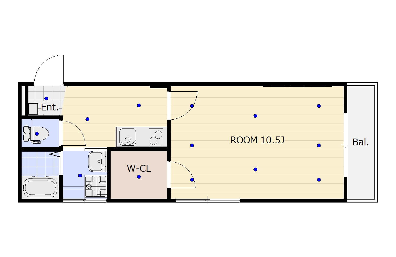 第一下前マンションの間取り