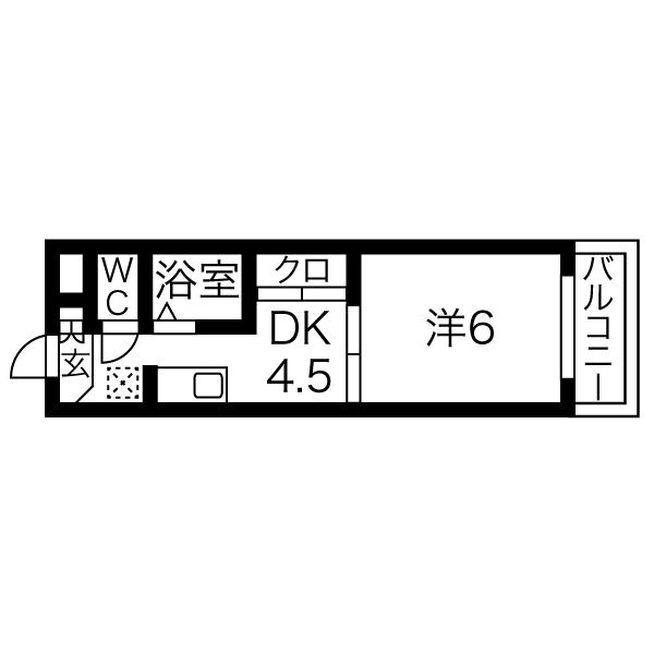 リブレ城北の間取り