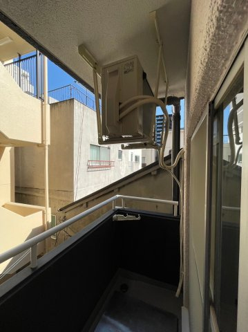 中崎町ハイツのバルコニー|バルコニーです