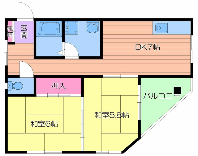御幸ハイツの間取り