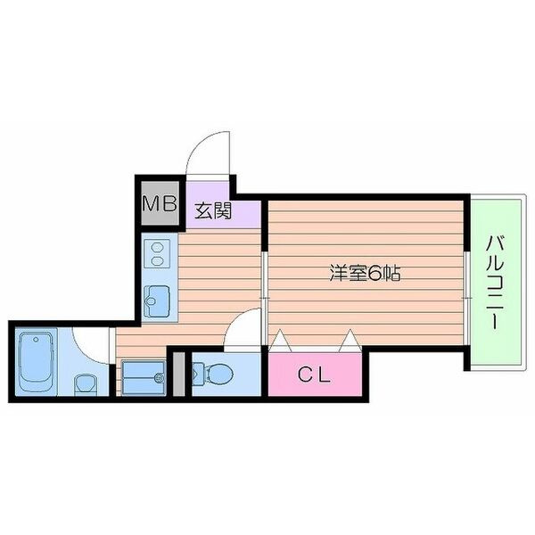GSハイム西長堀の間取り