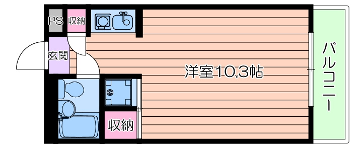peddy marryⅠの間取り